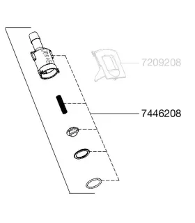 Eheim Professionel 3 2080 Komplett kijelző (ház, rugó, úszó és tömítő) (7446208)