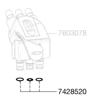 Eheim Professionel 3 2080 Tömítőgyűrűkészlet az adapterhez (7428520)
