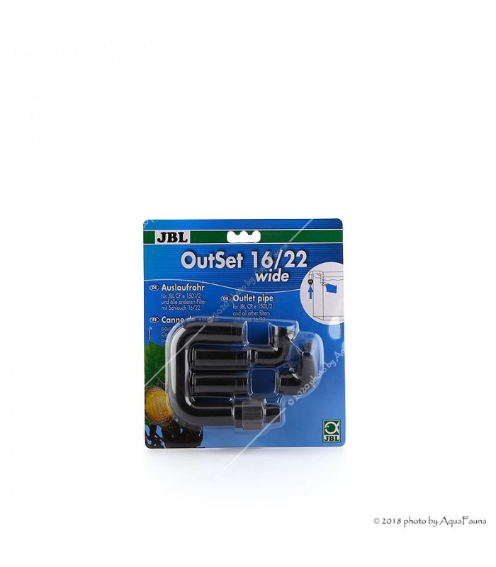 JBL OutSet 16/22 Wide CristalProfi 1500/1501/1502 külső szűrőhöz (széles, lapított végű)