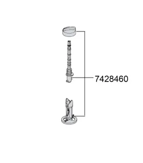 Eheim Professionel 5e 350, 4+ 250/350/600/250T/350T Xtender gomb (7428460)
