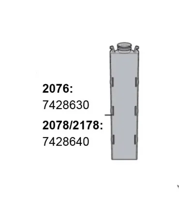 Eheim Professionel 5e 450, 3e 2076 elválasztófal tömítőgyűrűvel (7428630)