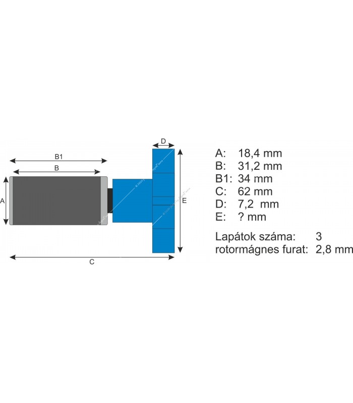 Eheim Professionel 4+ 350/600, Professionel 3 2073/2075 rotor (7603330)