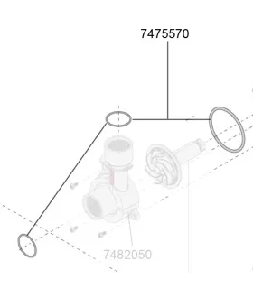 Eheim tömítőgyűrű szett compactON 5000 vízpumpához (7475570)