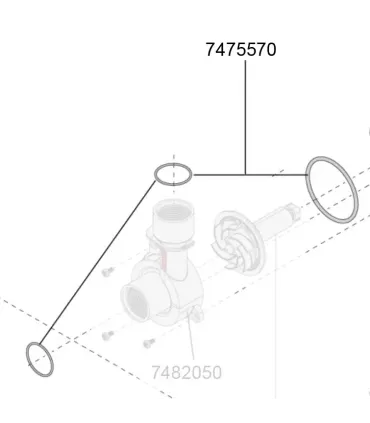Eheim tömítőgyűrű szett compactON 5000 vízpumpához (7475570)