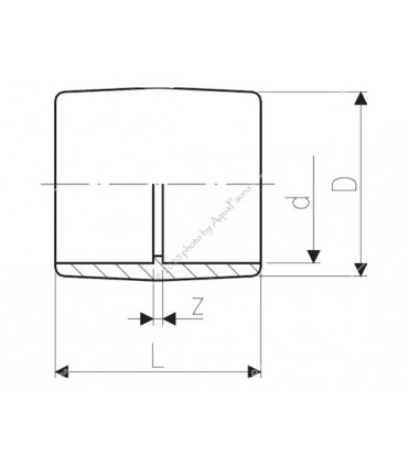 PVC toldókarmantyú 12 mm-es csőhöz