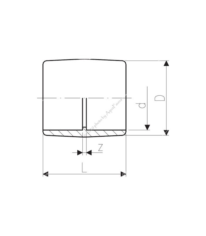 PVC toldókarmantyú 6 mm-es csőhöz