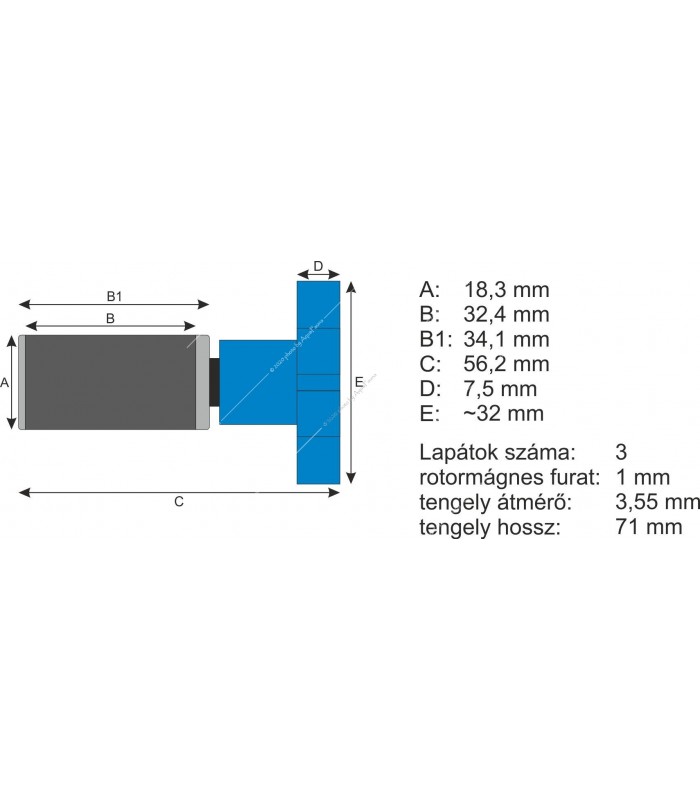 JBL CristalProfi rotor kerámiatengellyel e701/e702 Greenline külső szűrőhöz