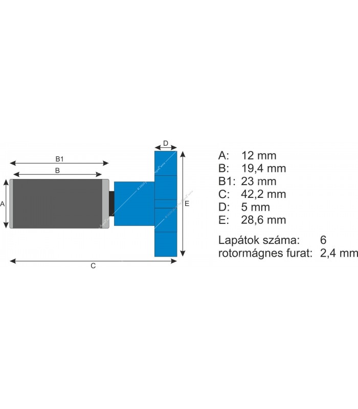 Atman rotor AT-102 vízpumpához