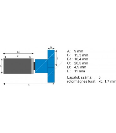 Atman rotor AT-F301 belső szűrőhöz