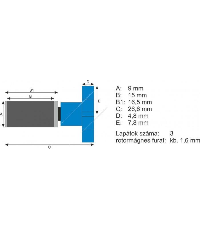 Atman rotor HF-0100 akasztós szűrőhöz