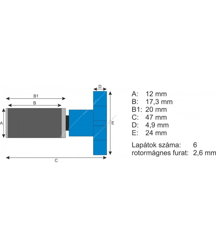 Atman rotor HF-0600 akasztós szűrőhöz