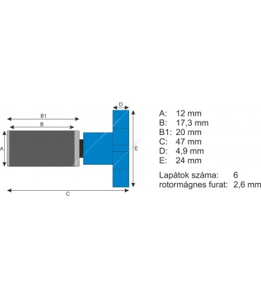 Atman rotor HF-0600 akasztós szűrőhöz