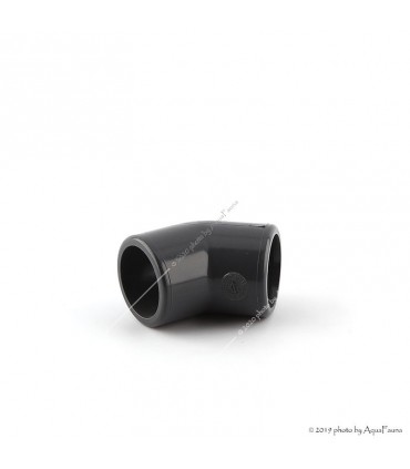 PVC 45° könyök idom 25 mm-es csőhöz
