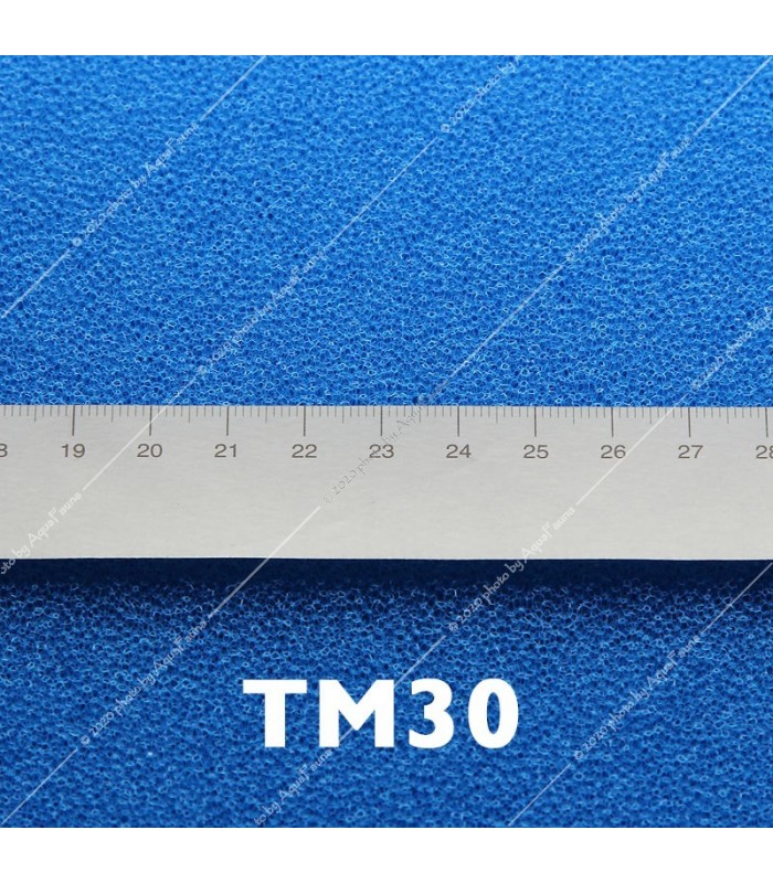 10 x 10 x 30 Szűrőszivacs (TM30) (23190) 20 mm átmérőjű furattal