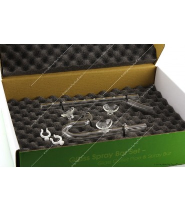 ISTA üveg befolyó cső esőztetővel - 12 mm