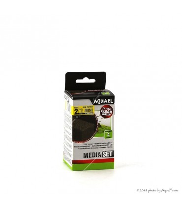 AquaEl MediaSet Standard Fan-Mini Plus belső szűrőhöz - 2 db szűrőszivacs