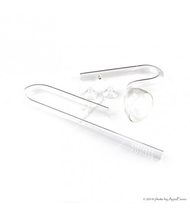 ISTA üveg beömlő és kifolyó cső szett 16 mm - lilypipe