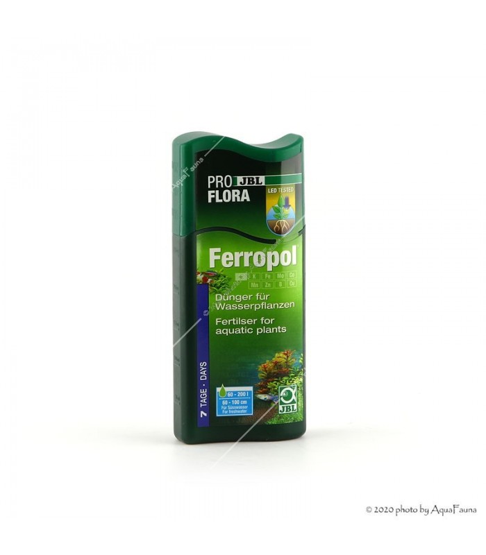 JBL ProFlora Ferropol 250 ml - 1000 literhez - folyékony növénytáp
