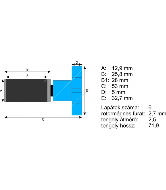Eheim Powerline 2048 Rotor, (tengellyel) 50 Hz (7645950)