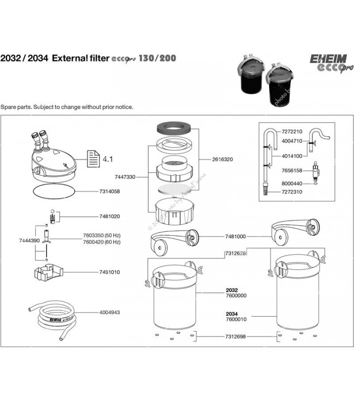 Eheim Ecco Pro 200 külső szűrő (2034020)