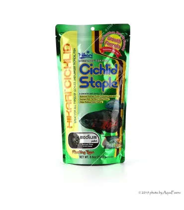 Hikari Cichlid Staple Medium - 250 g (750 ml) - lebegő granulátum haleledel sügéreknek