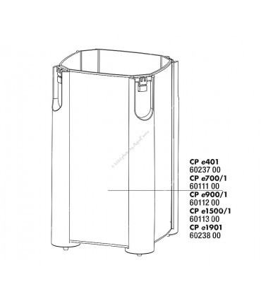JBL CristalProfi szűrőtartály lábakkal e1500/1501/1502