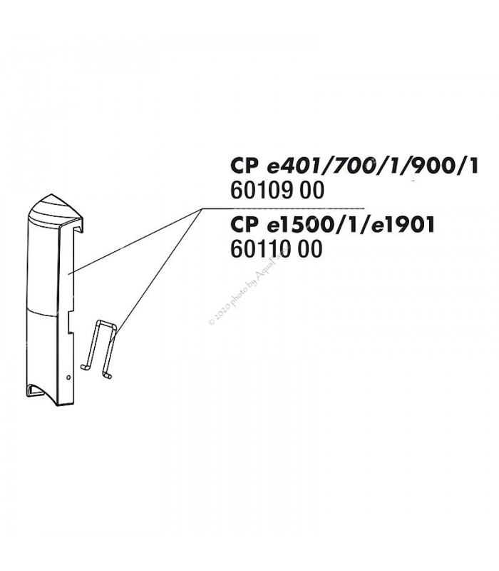 JBL Cristalprofi fedélleszorító clip szett e400/401/402, e700/701/702, e900/901/902 (2 db)