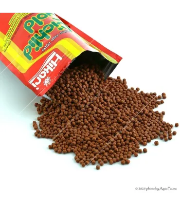 Hikari Cichlid Gold Mini - 250 g (750 ml) - lebegő színfokozó granulátum eleség kistestű sügéreknek