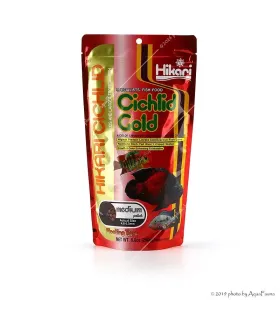 Hikari Cichlid Gold Medium - 250 g (750 ml) - lebegő színfokozó granulátum eleség sügéreknek