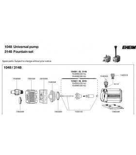 Eheim Universal 600 (1048) centrifugális pumpa (1048229)