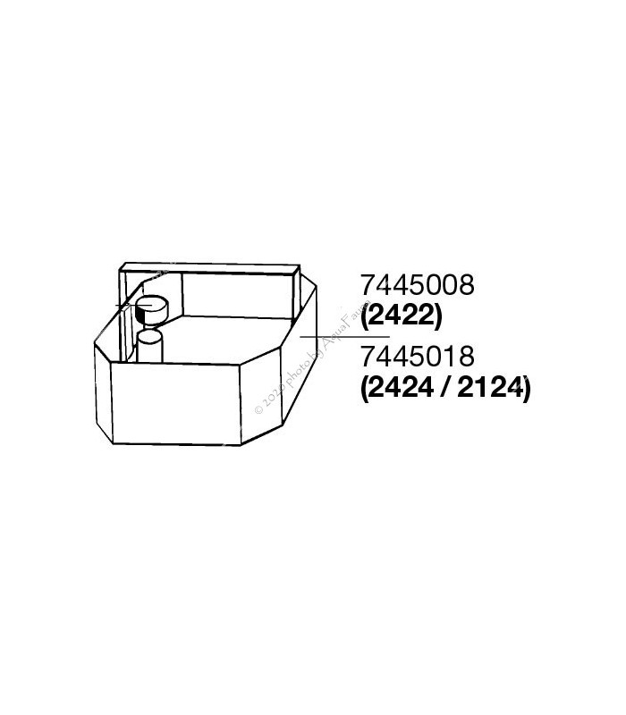 Eheim eXperience 250, Professionel 2224/2324 Szűrőanyagtartály (7445018)