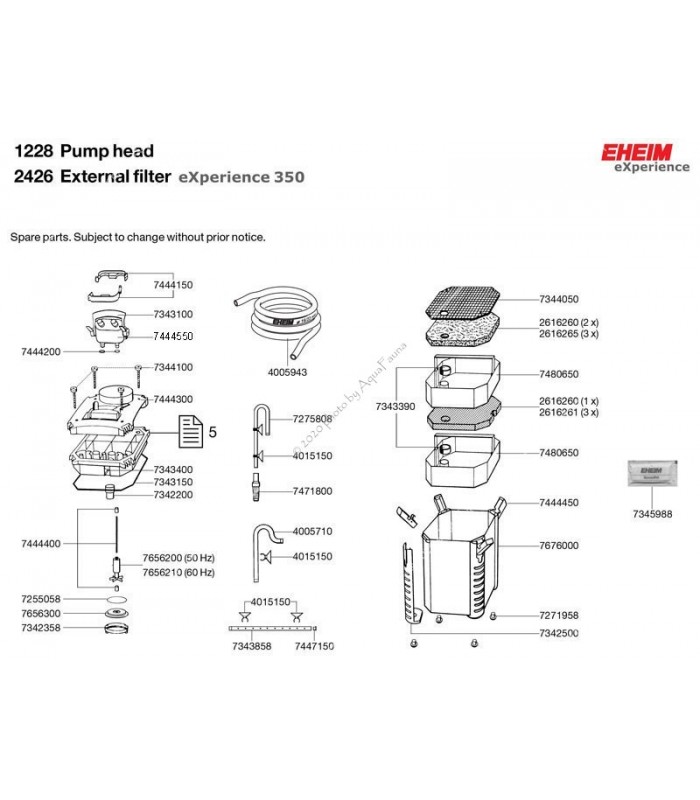 Eheim eXperience 350 külső szűrő töltettel (2426020)
