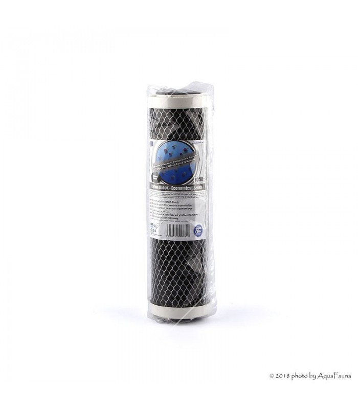 Ozmó előszűrő - PurePro aktívszén préselt CTO BLOCK szűrőbetét 10" x 2,5"