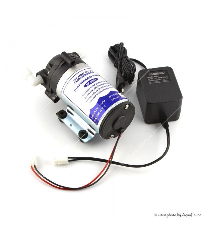 Ozmó nyomásnövelő pumpa 1,25 LPM, 24V - tápegységgel