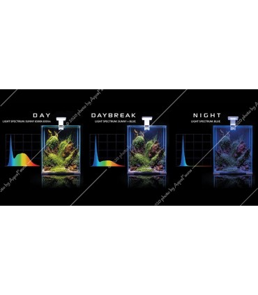 AquaEl Shrimp Smart szett 30 Day and Night - fekete - nano akvárium szett