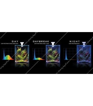 AquaEl Shrimp Smart szett 10 Day and Night - fehér - nano akvárium szett