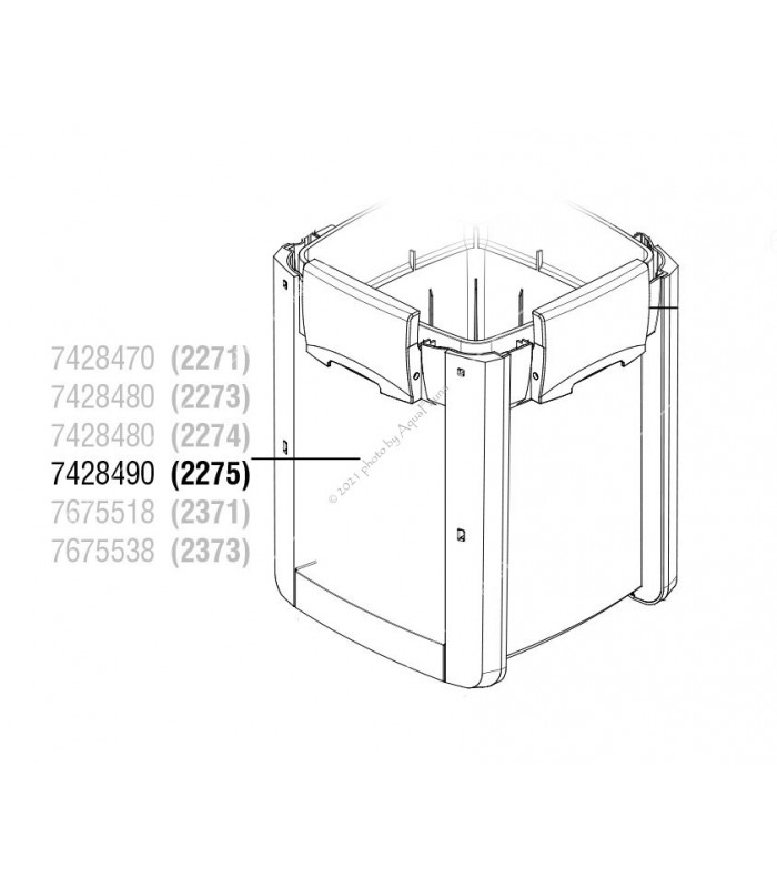 Eheim Professionel 4+ 600 szűrőtartály élvédőkkel (7428490)