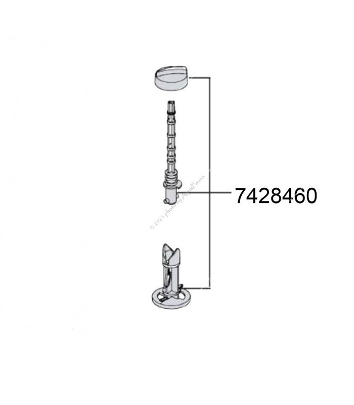 Eheim Professionel 5e 350, 4+ 250/350/600/250T/350T Xtender gomb (7428460)