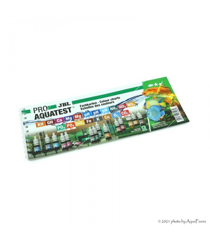 JBL ProAquaTest színskála füzet