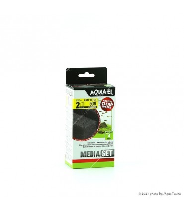 AquaEl MediaSet Standard szűrőszivacs (2 db) ASAP Filter 500 belső szűrőhöz