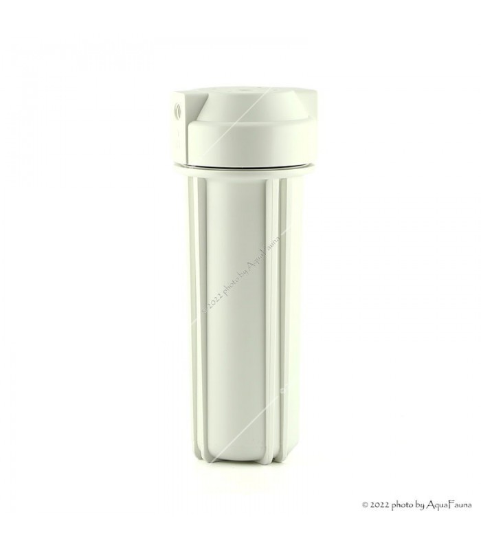 Ozmó szűrőpatron ház fehér, dupla "O" gyűrűs, 10", 1/4"