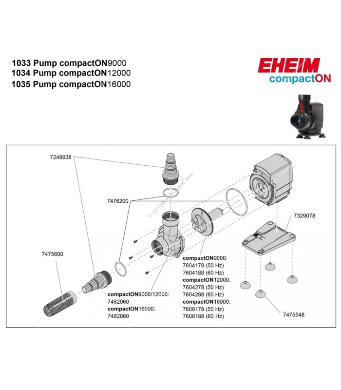 Eheim compactON 12000 vízpumpa (1034220)