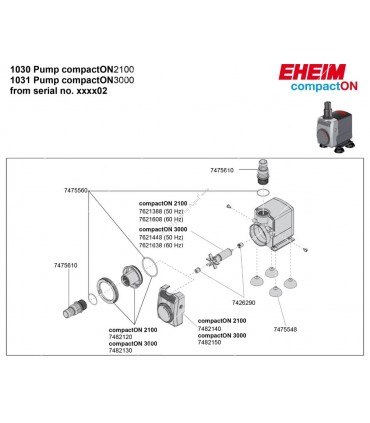 Eheim compactON 2100 vízpumpa (1030220)