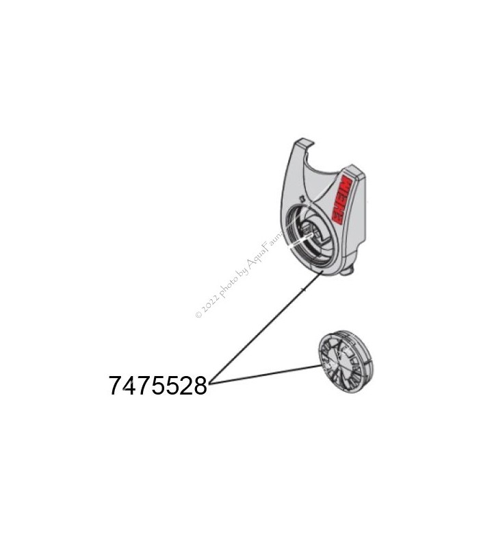 Eheim szivattyúház fedél teljesítmény szabályozóval compactON 1000 vízpumpához (7475528)