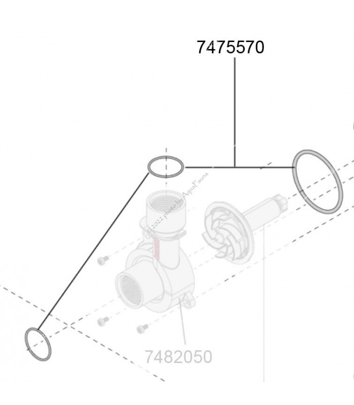 Eheim tömítőgyűrű szett compactON 5000 vízpumpához (7475570)