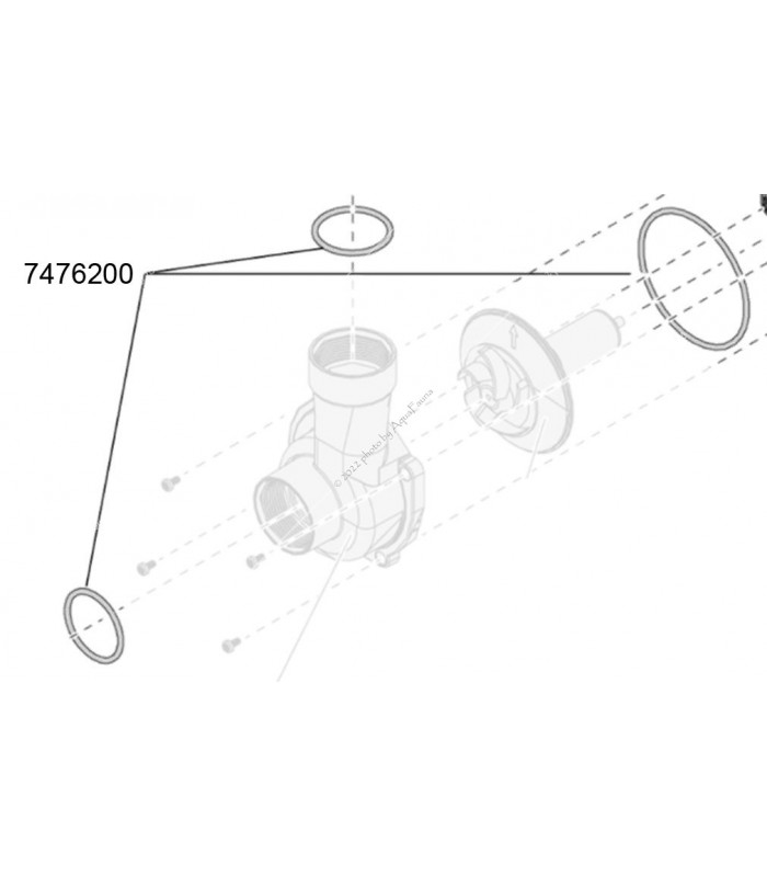 Eheim tömítőgyűrű szett compactON 9000/12000/16000 vízpumpához (7476200)