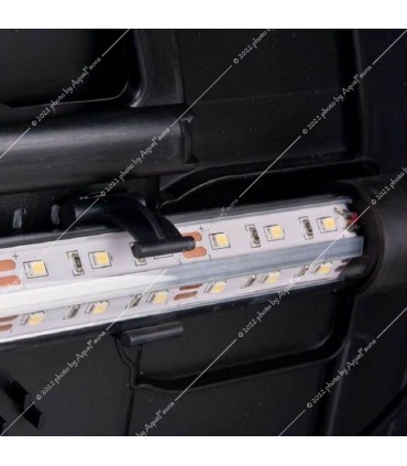 Diversa Aristo műanyag tető 60 x 30 - 1 x 12W LED - 1350 lumen - fekete