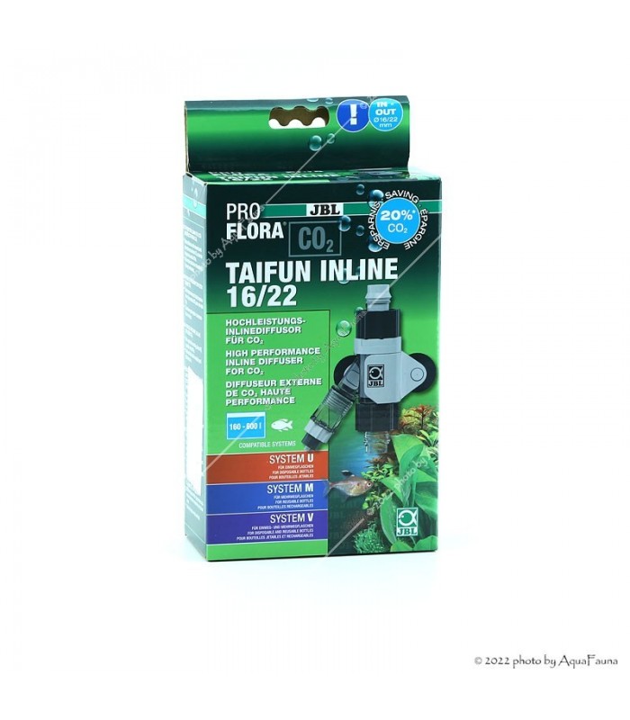 JBL ProFlora CO2 Taifun Inline 16/22 CO2 diffuzor
