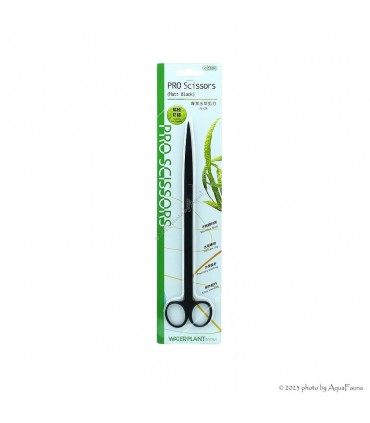 ISTA Water Plant Pro Scissors Matt Black - egyenes vízinövény olló - 26 cm - FEKETE