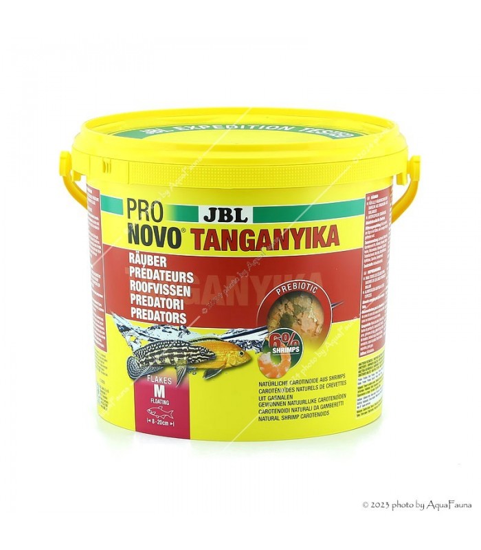 JBL Pronovo Tanganyika Flakes M 5,5 liter - lemezes eleség Tanganyika tavi sügéreknek
